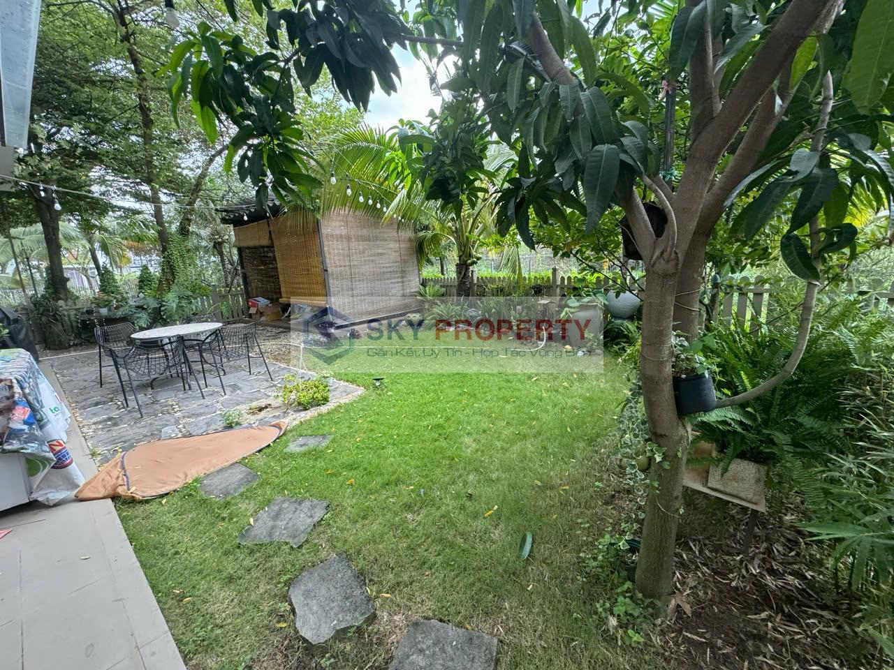 Sân vườn sau nhà